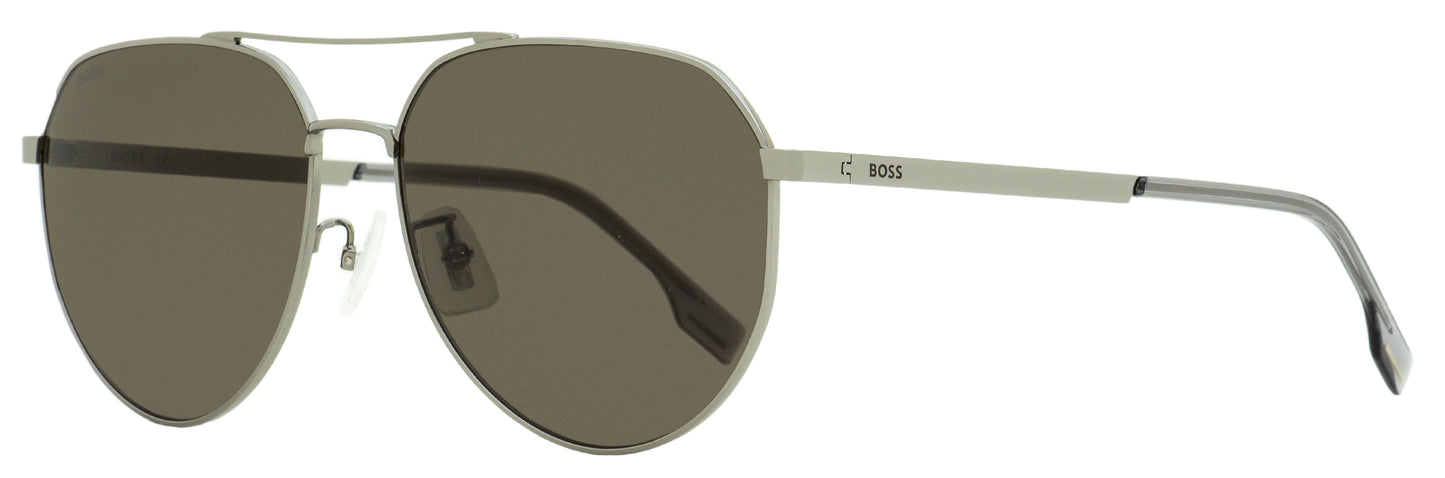 Boss Pilot Sunglasses B1473FSK 6LBIR Ruthenium 61mm