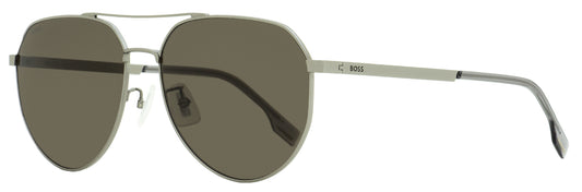 Boss Pilot Sunglasses B1473FSK 6LBIR Ruthenium 61mm