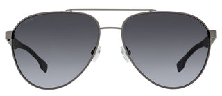 Boss Carbon Fiber Pilot Sunglasses B1485S PTA1I Ruthenium/Gray 60mm