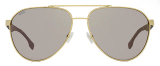 Boss Carbon Fiber Pilot Sunglasses B1485S RHLWM Gold/Black 60mm