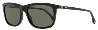 Boss Rectangular Sunglasses B1489/S 807IR Black 57mm