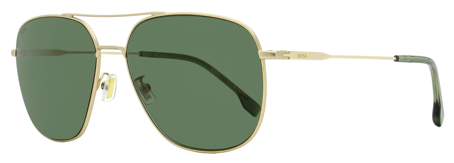 Boss Lightweight Navigator Sunglasses B1557/O/F/S AOZQT Matte Gold 62mm