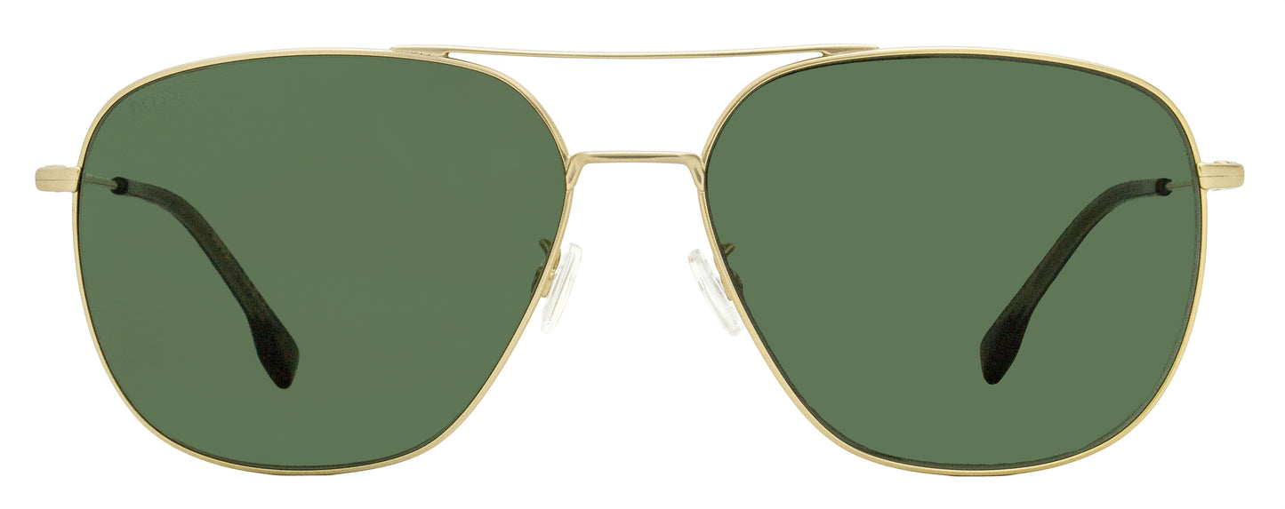 Boss Lightweight Navigator Sunglasses B1557/O/F/S AOZQT Matte Gold 62mm