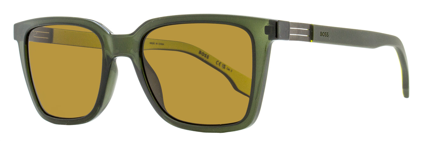 Boss Rectangular Sunglasses B1574/S GP770 Green/Yello 53mm