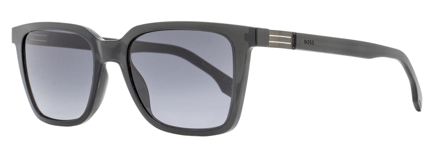Boss Rectangular Sunglasses B1574S KB79O Transparent Gray 53mm