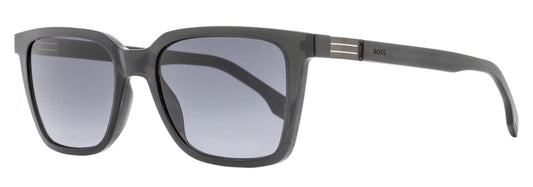 Boss Rectangular Sunglasses B1574S KB79O Transparent Gray 53mm