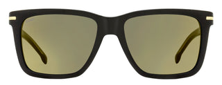 Boss Rectangular Sunglasses B1598/S 2M2JO Black/Gold 55mm