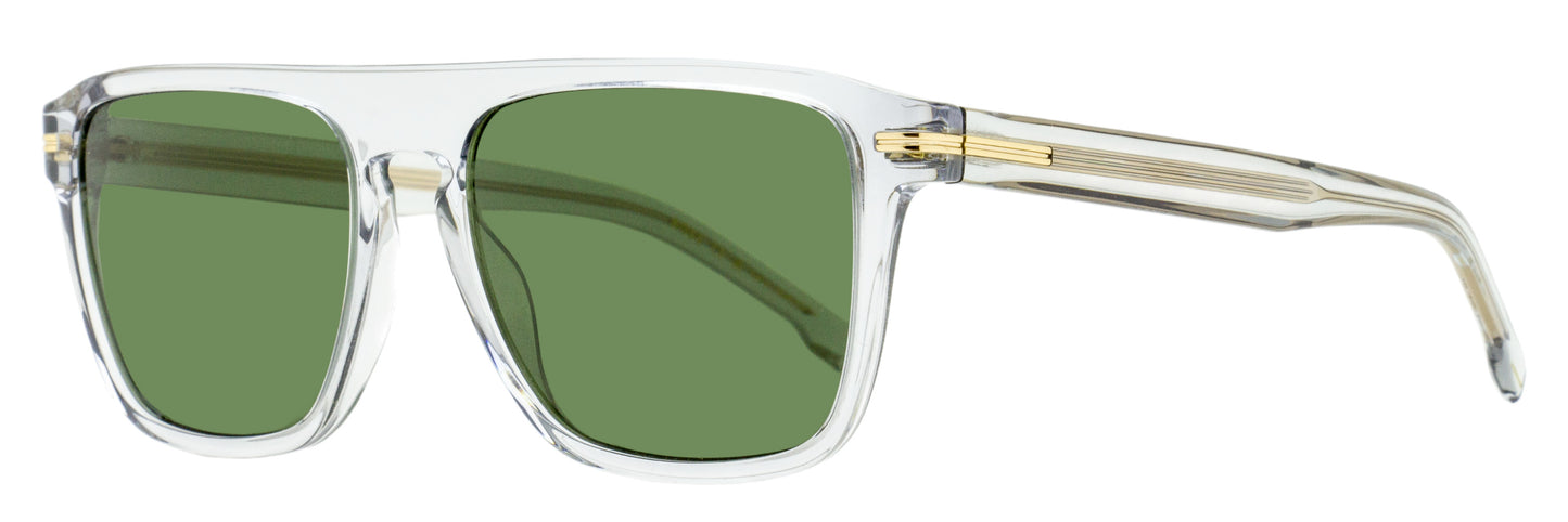 Boss Flat Top Sunglasses B1599/S KB7QT Transparent Gray 56mm