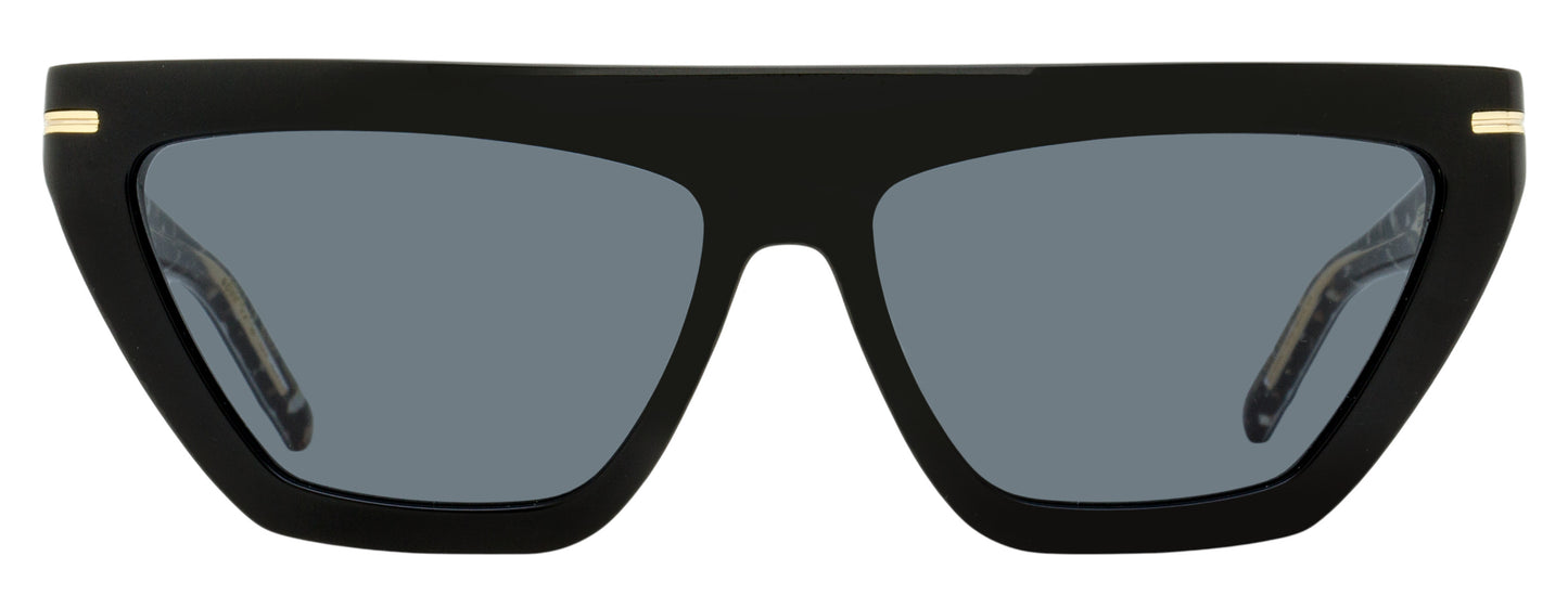 Boss Brow Line Sunglasses B1609/S 807IR Black 58mm