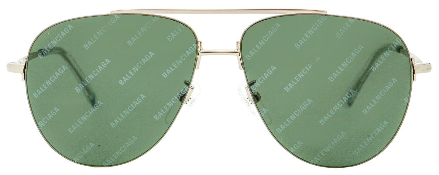 Balenciaga Pilot Sunglasses BB0013S 007 Ruthenium 59mm