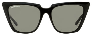 Balenciaga Cateye Sunglasses BB0046S 001 Black 55mm