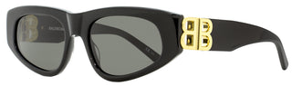 Balenciaga Cateye Sunglasses BB0095S 001 Black/Gold 53mm 0095