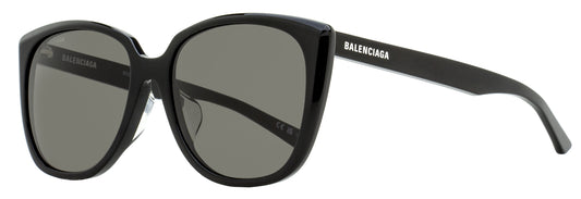 Balenciaga Alternative Fit Sunglasses BB0175SA 001 Black 57mm