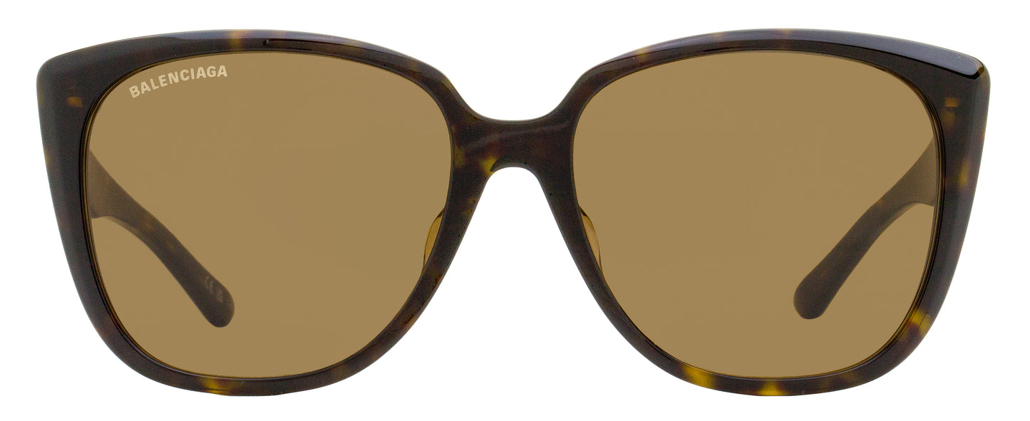Balenciaga Alternative Fit Sunglasses BB0175SA 002 Havana 57mm