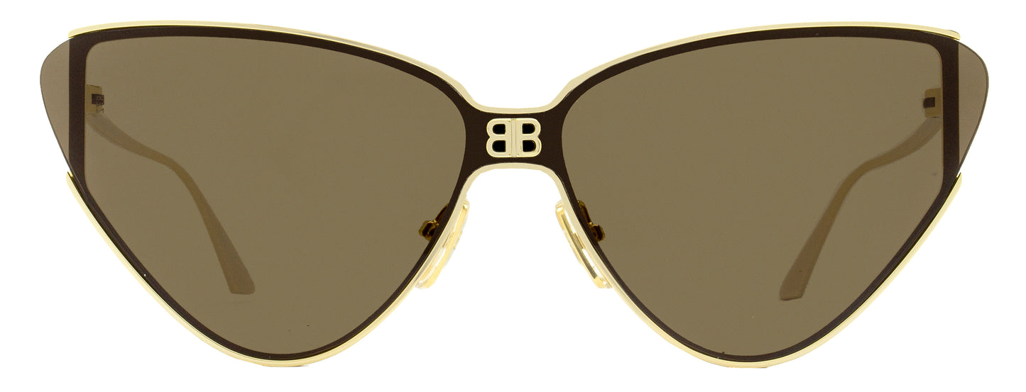 Balenciaga Cateye Sunglasses BB0191S 002 Gold 99mm