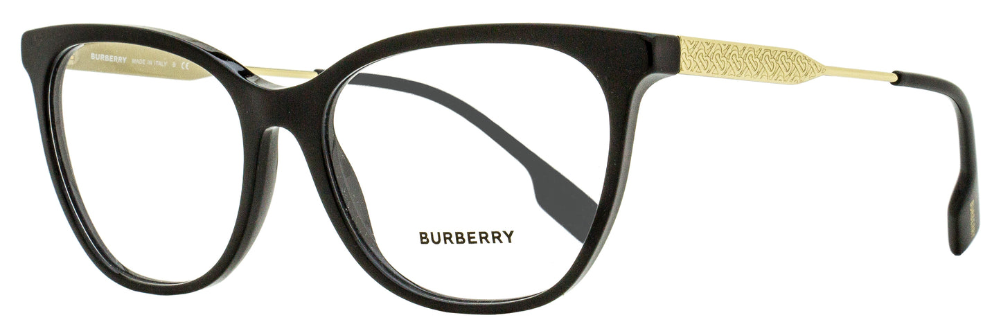 Burberry Charlotte Eyeglasses BE2333 3001 Black/Gold 55mm