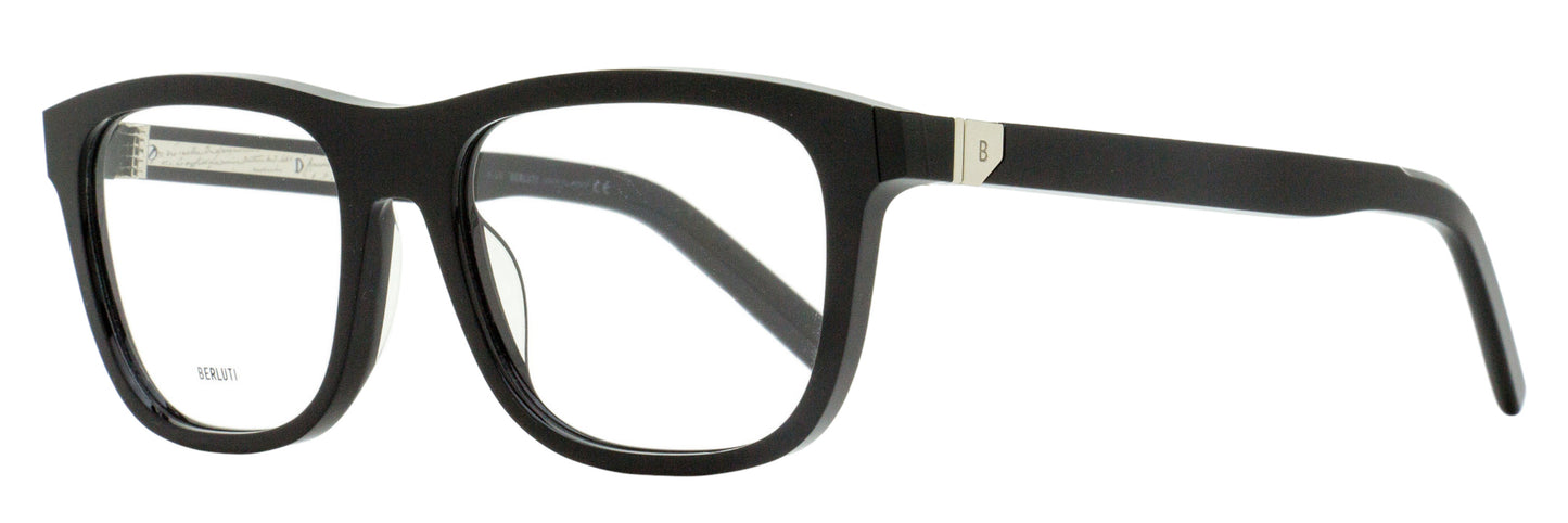 Berluti Soft Rectangular Eyeglasses BL50013U 001 Black 54mm
