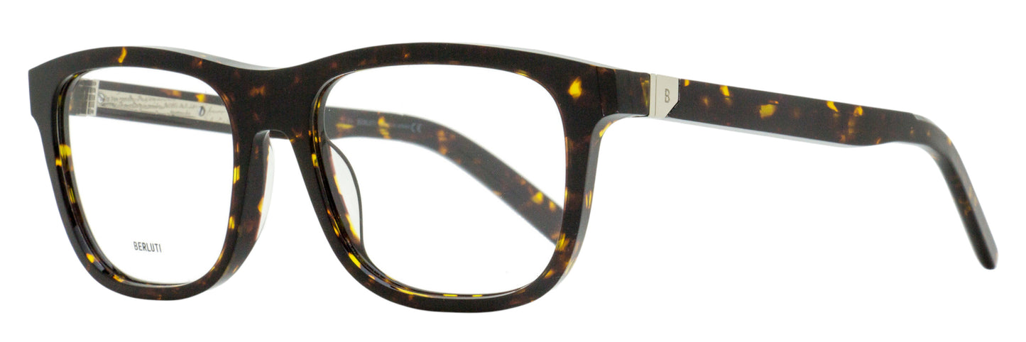 Berluti Soft Rectangular Eyeglasses BL50013U 052 Havana 54mm