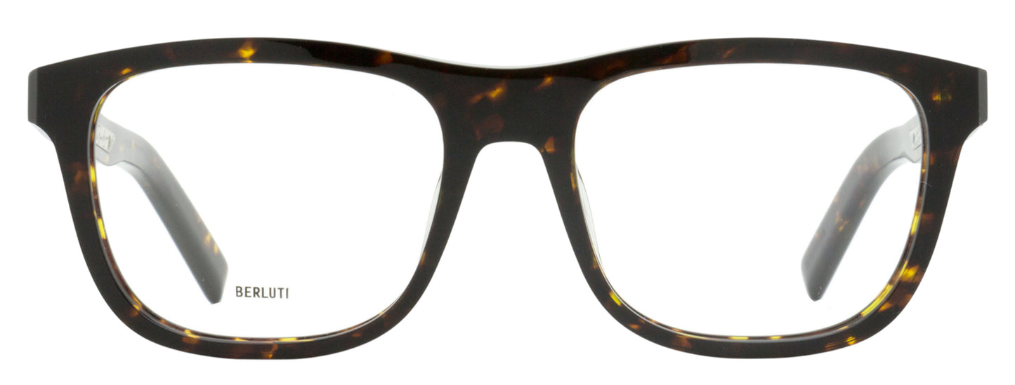 Berluti Soft Rectangular Eyeglasses BL50013U 052 Havana 54mm