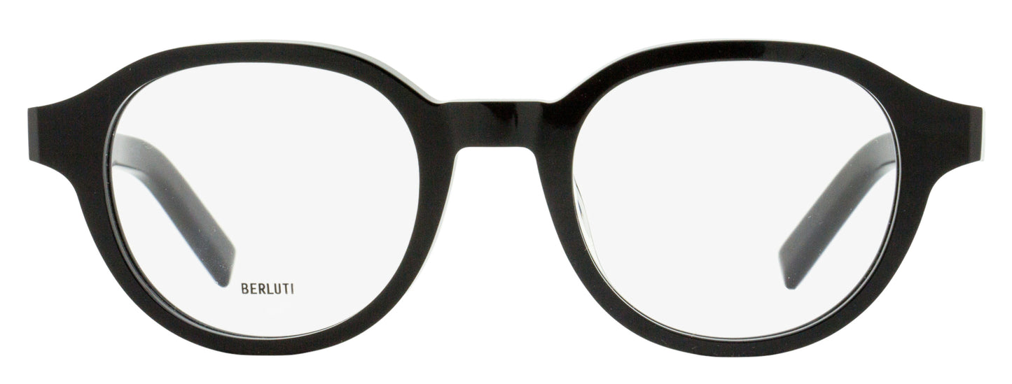 Berluti Avant-Gard Oval Eyeglasses BL50020U 001 Black 49mm