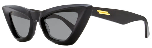 Bottega Veneta Cateye Sunglasses BV1101S 001 Black/Gold 53mm 1101