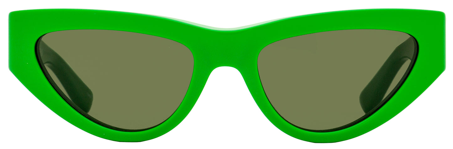 Bottega Veneta Cat Eye Sunglasses BV1176S 003 Green 55mm