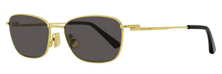 Bottega Veneta Rounded Geometric Sunglasses BV1300S 001 Gold/Black 56mm