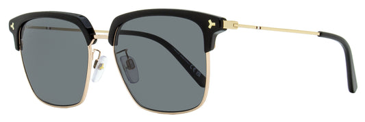 Bally Browline Sunglasses BY0090D 05A Gold/Black 55mm