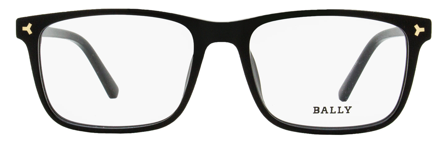 Bally Rectangular Eyeglasses BY5023H 001 Black 54mm