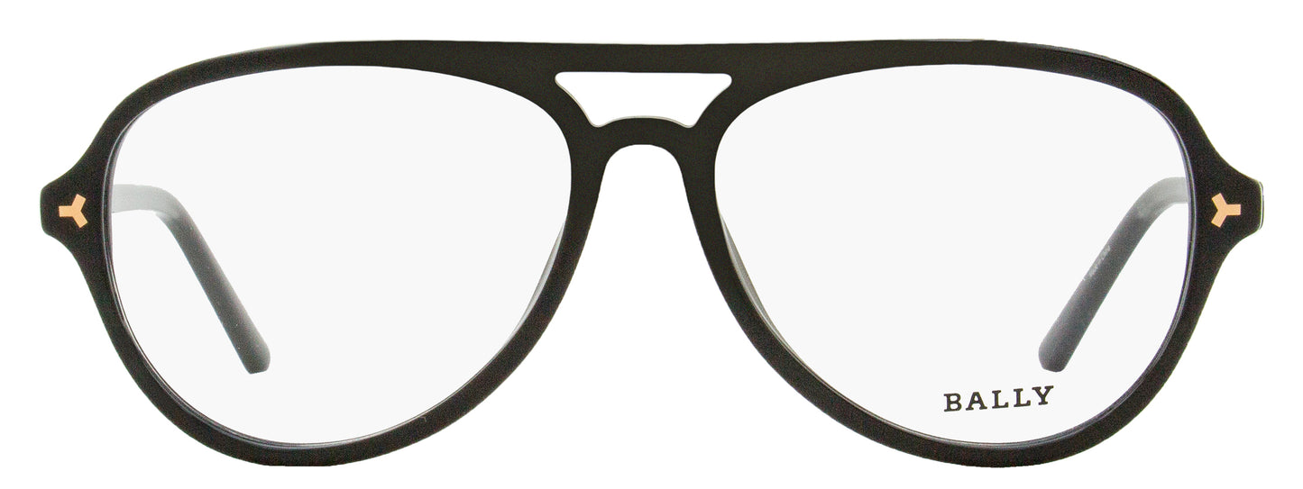 Bally Pilot Eyeglasses BY5031 001 Black 57mm