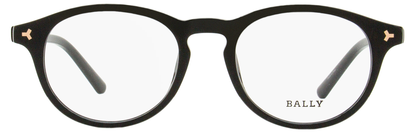 Bally Oval Eyeglasses BY5032 001 Black 49mm