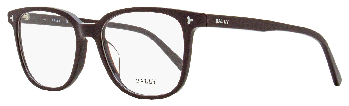 Bally Rectangular Eyeglasses BY5033H 069 Dark Brown 54mm