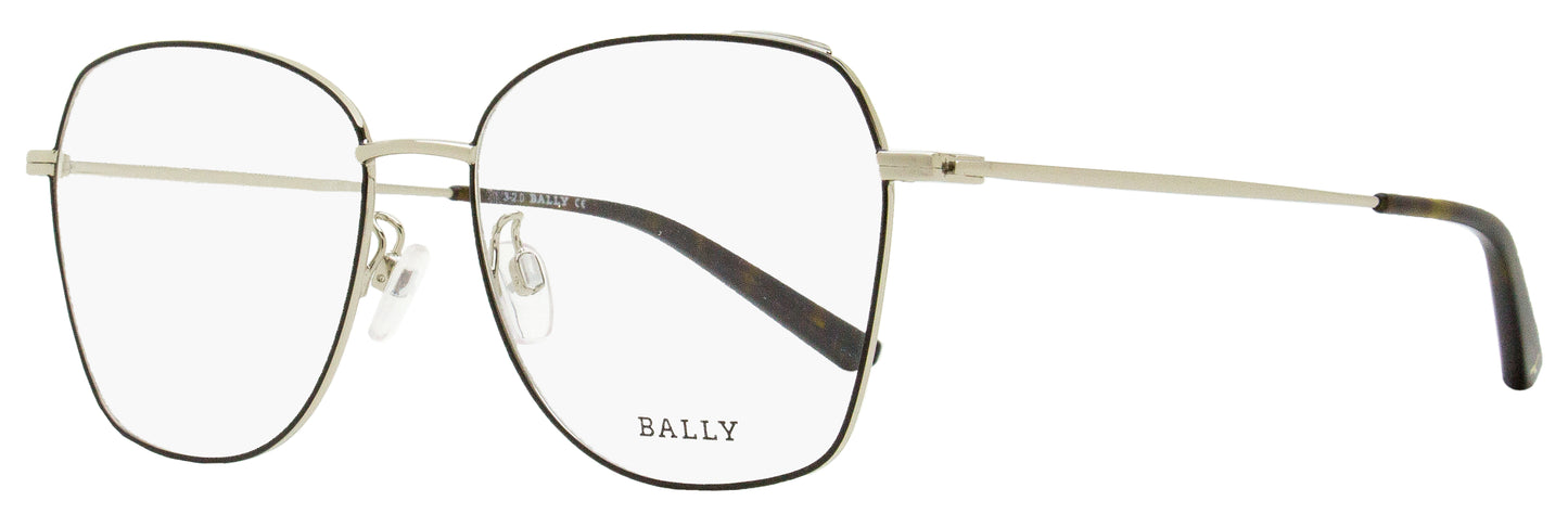 Bally Butterfly Eyeglasses BY5036H 005 Palladium/Black 54mm