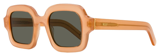 Retrosuperfuture Rounded Square Sunglasses Benz 1X2 Rusty Brown 51mm