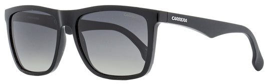 Carrera Rectangular Sunglasses CA5041/S 807WJ Black Polarized 56mm 5041