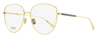 Dior GemDiorO R3U Eyeglasses CD50031U 032 Gold/Aqua 58mm