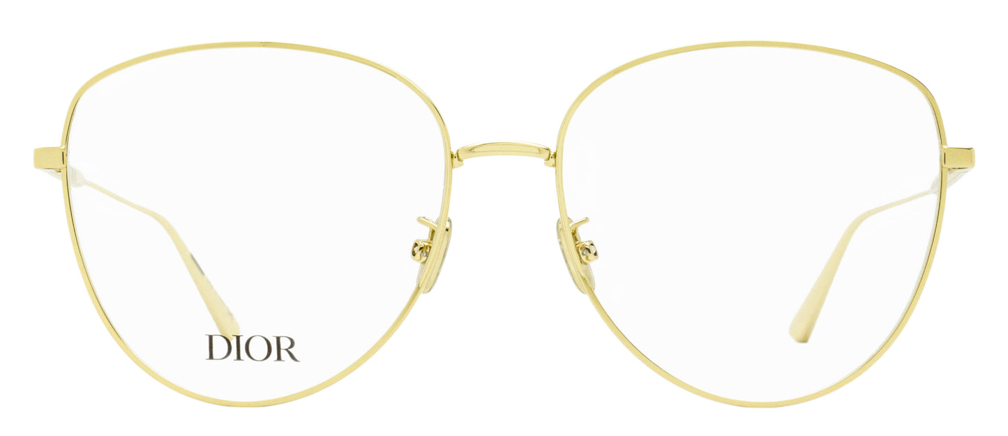 Dior GemDiorO R3U Eyeglasses CD50031U 032 Gold/Aqua 58mm