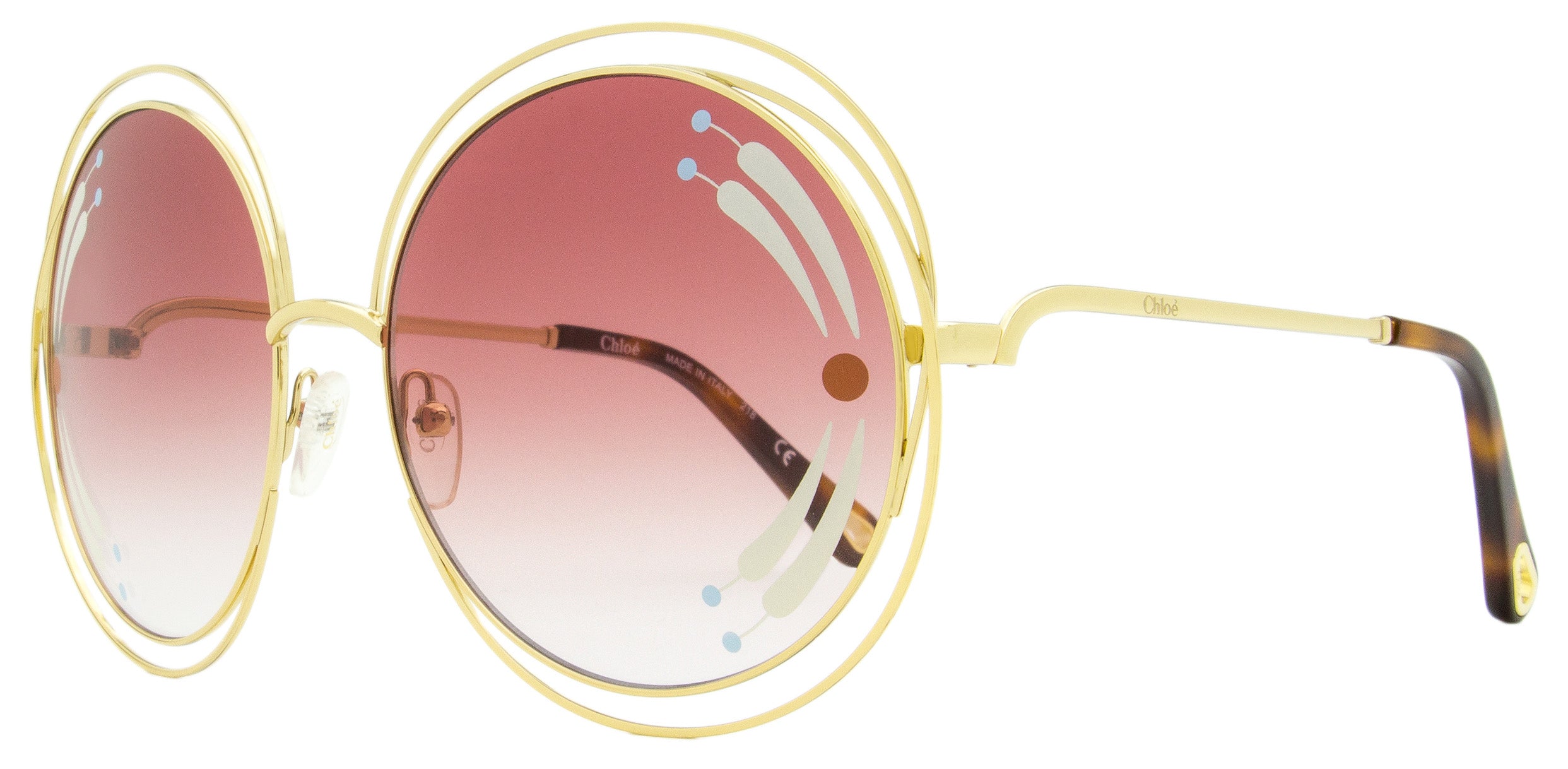 CHLOÉ popular 62MM Round Sunglasses