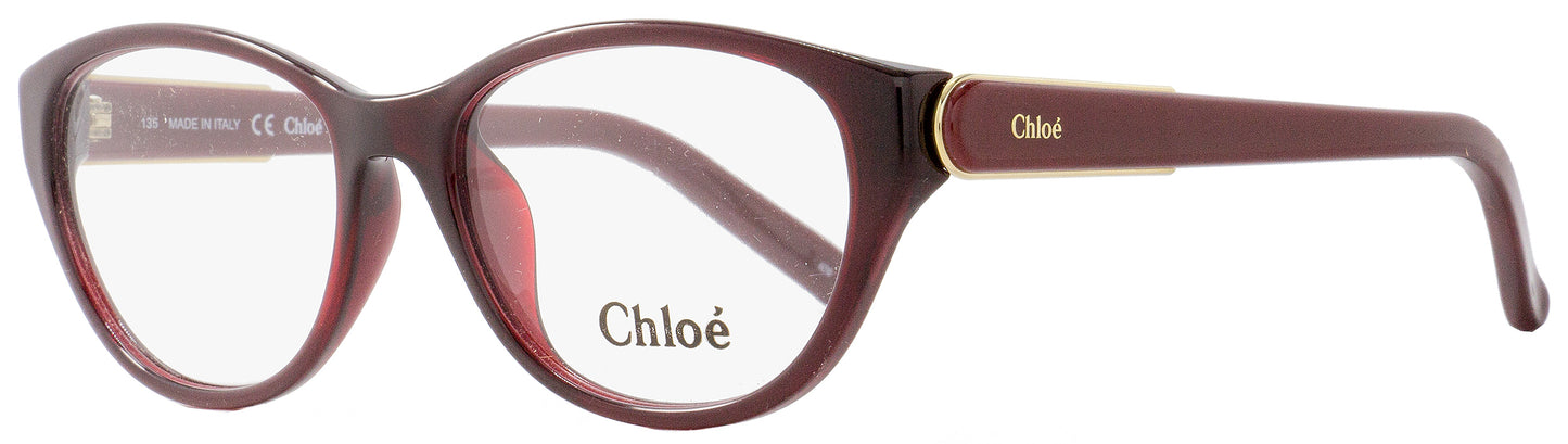 Chloe Cat Eye Eyeglasses CE2646 603 Size: 52mm Bordeaux 2646