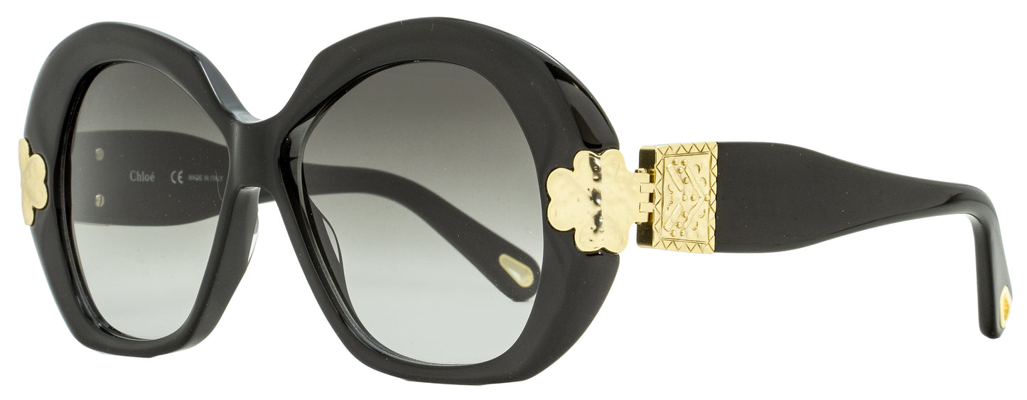 Chloe Butterfly Sunglasses CE743S 001 Black/Gold 54mm 743