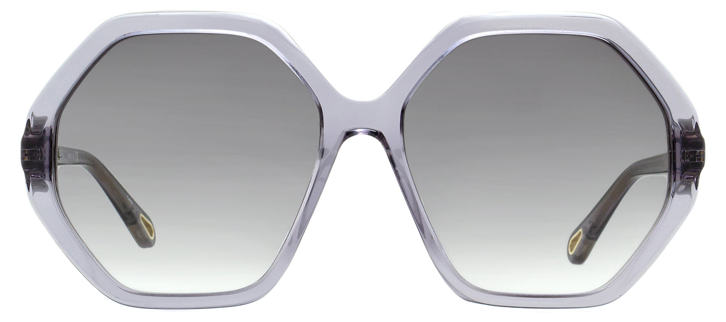 Chloe Esther Sunglasses CH0008SA 003 Transparent Gray 58mm 8