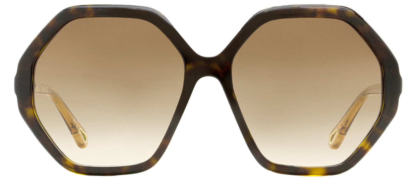 Chloe Esther Sunglasses CH0008SA 004 Havana/Brown 58mm 8