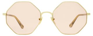 Chloe Clip-on Sunglasses CH0041S 001 Gold/Clear 57mm 41