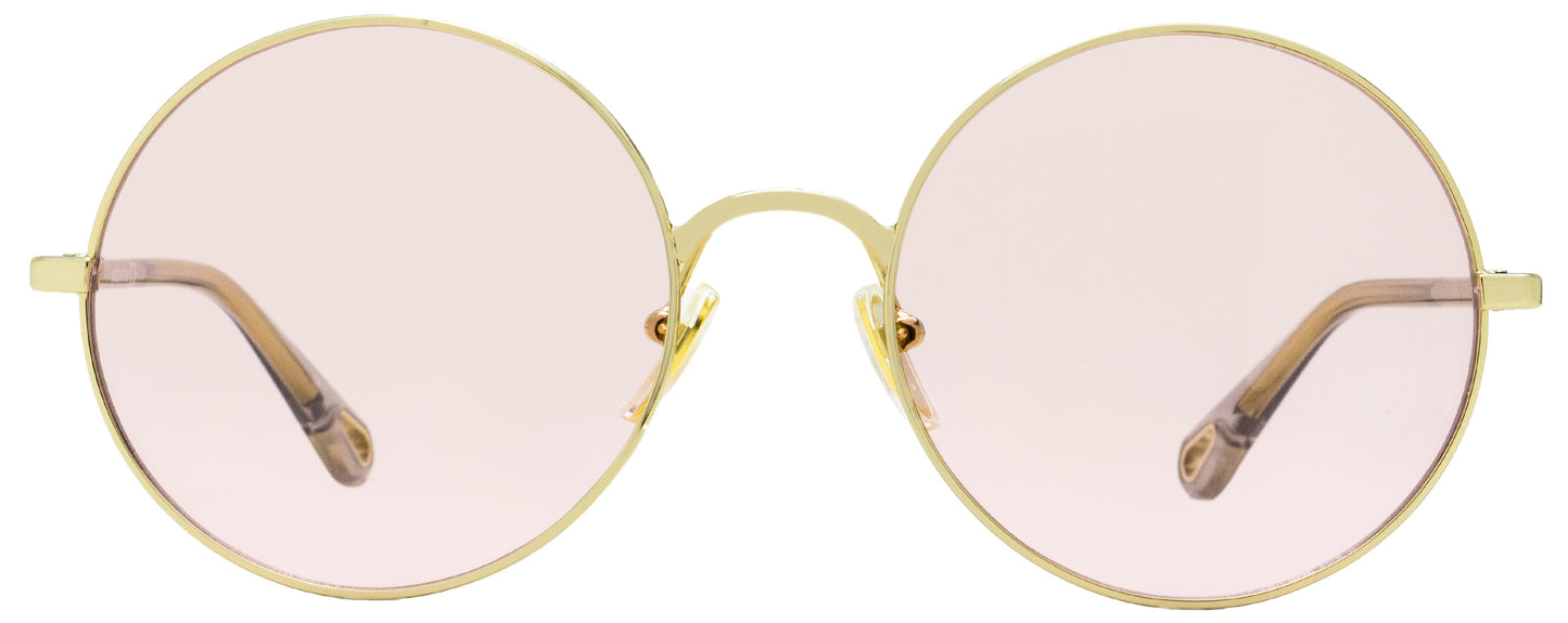 Chloe Clip-on Sunglasses CH0042S 002 Gold/Clear 56mm 42