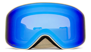 Chloe Ski Mask Ski Goggles CH0072S 005 Ivory/Blue 99mm