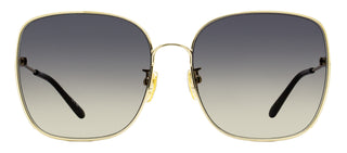 Chloe Square Sunglasses CH0170SA 001 Gold/Black 61mm