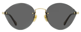 Chloe Beveled Rimless Sunglasses CH0253S 001 Gold/Bordeaux 58mm