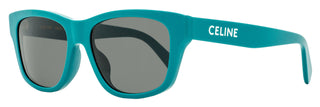 Celine Classic Rectangular Sunglasses CL40249U 87A Turquoise 55mm