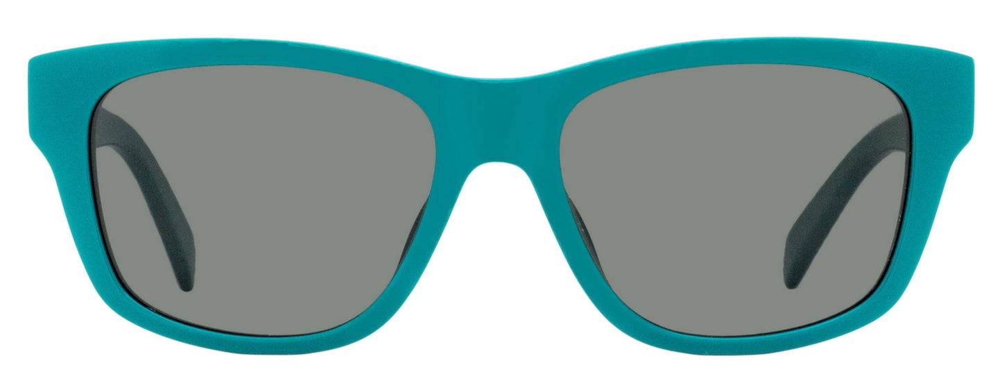 Celine Classic Rectangular Sunglasses CL40249U 87A Turquoise 55mm