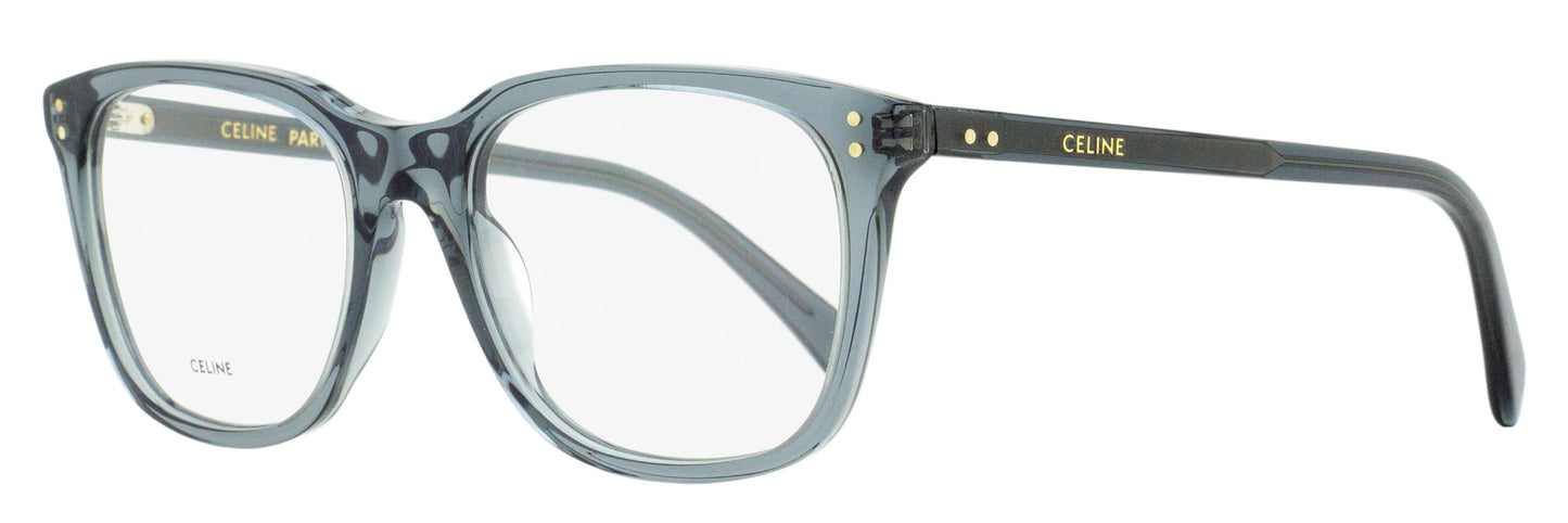 Celine Soft Rectangular Eyeglasses CL50082I 090 Transparent Gray 55mm